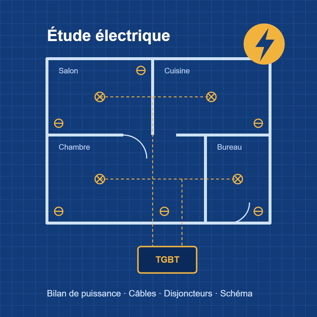 Dimensionnement d'installation électrique de bâtiment